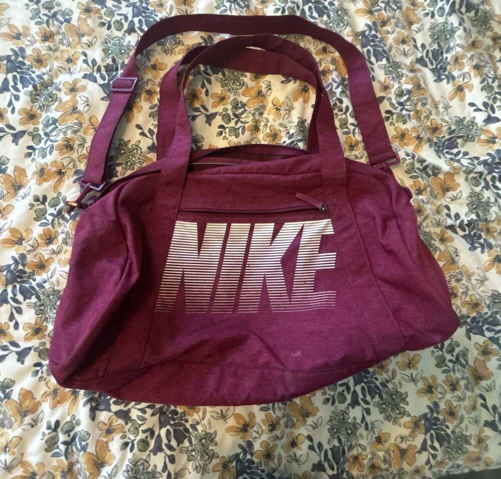 Nike Women's Burgundy Training Gym Duffle Bag